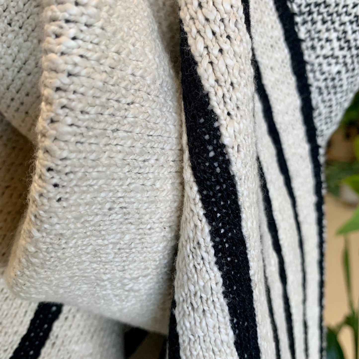 Modern Knit Throw Blanket