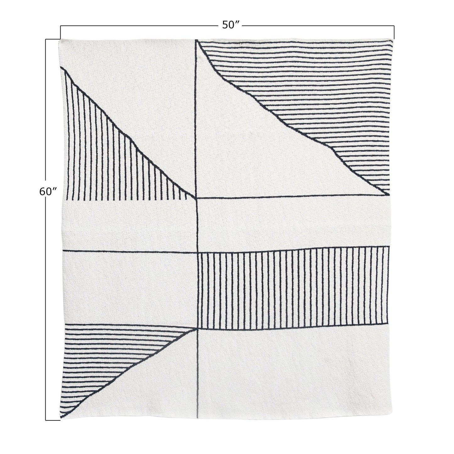 Modern Knit Throw Blanket