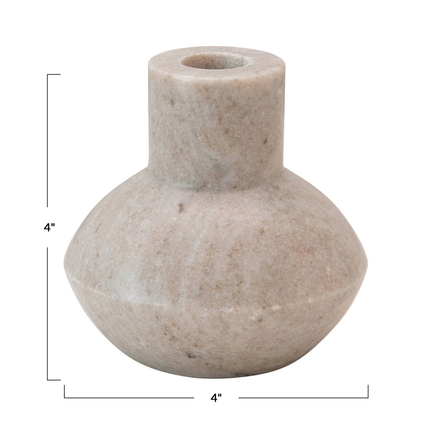 Marble Taper Candle Holder