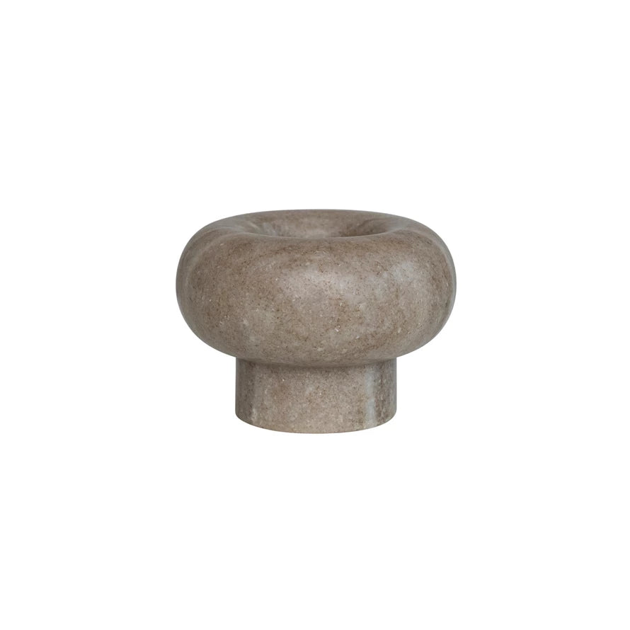 Marble Tealight / Air Plant Holder Short