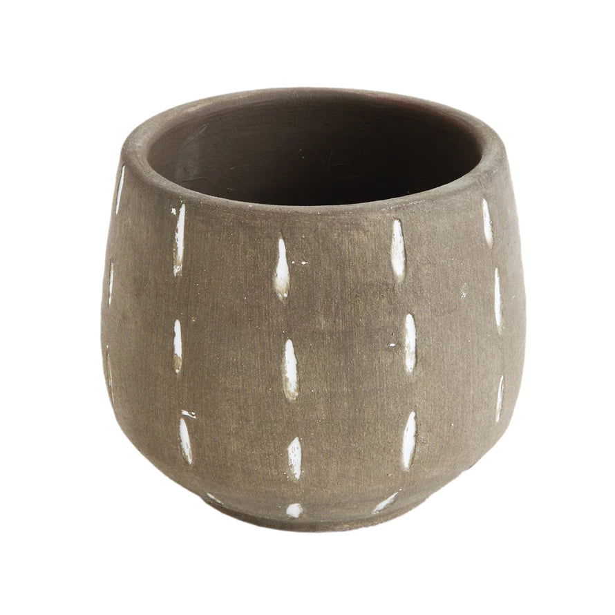 Gray Terracotta Planter