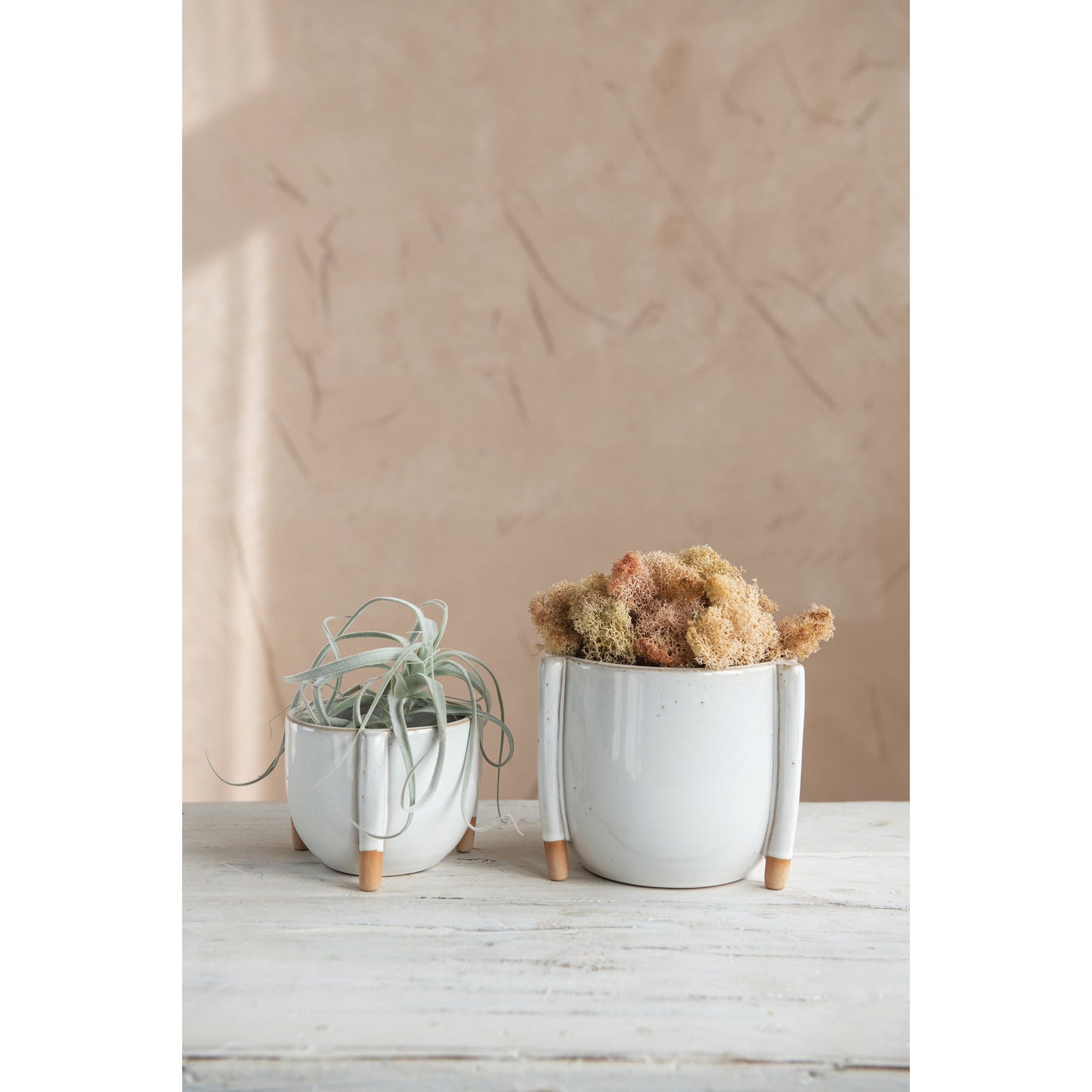 Stoneware Footed Pot