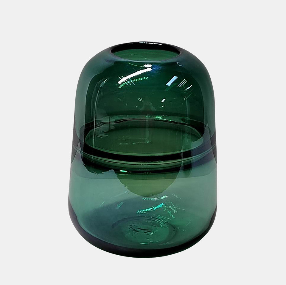 Green Handmade Glass Vase
