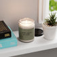 Calming White Sage & Lavender Candle - 9oz Scented Soy Wax for Grounding and Well-Being