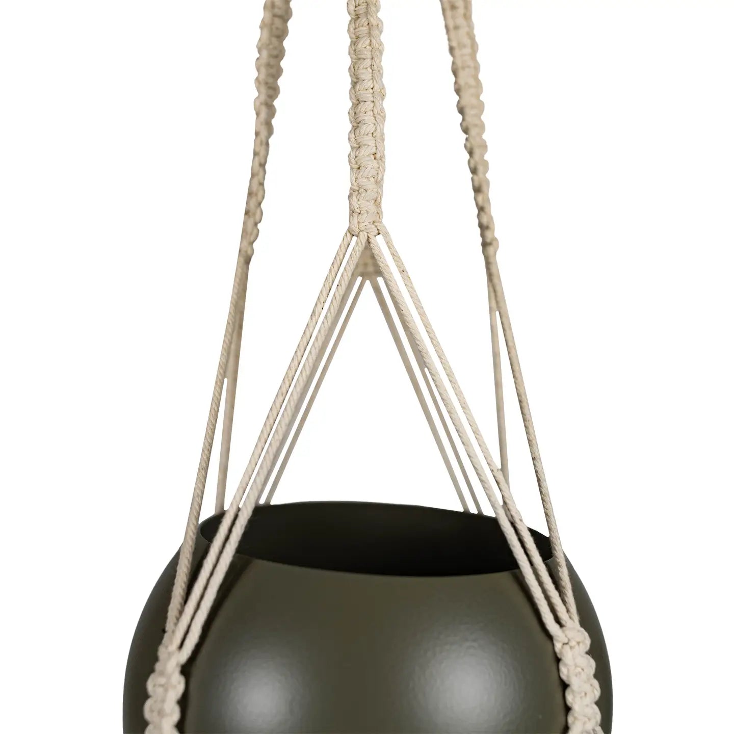 Boho Round Hanging Pot & Hanger