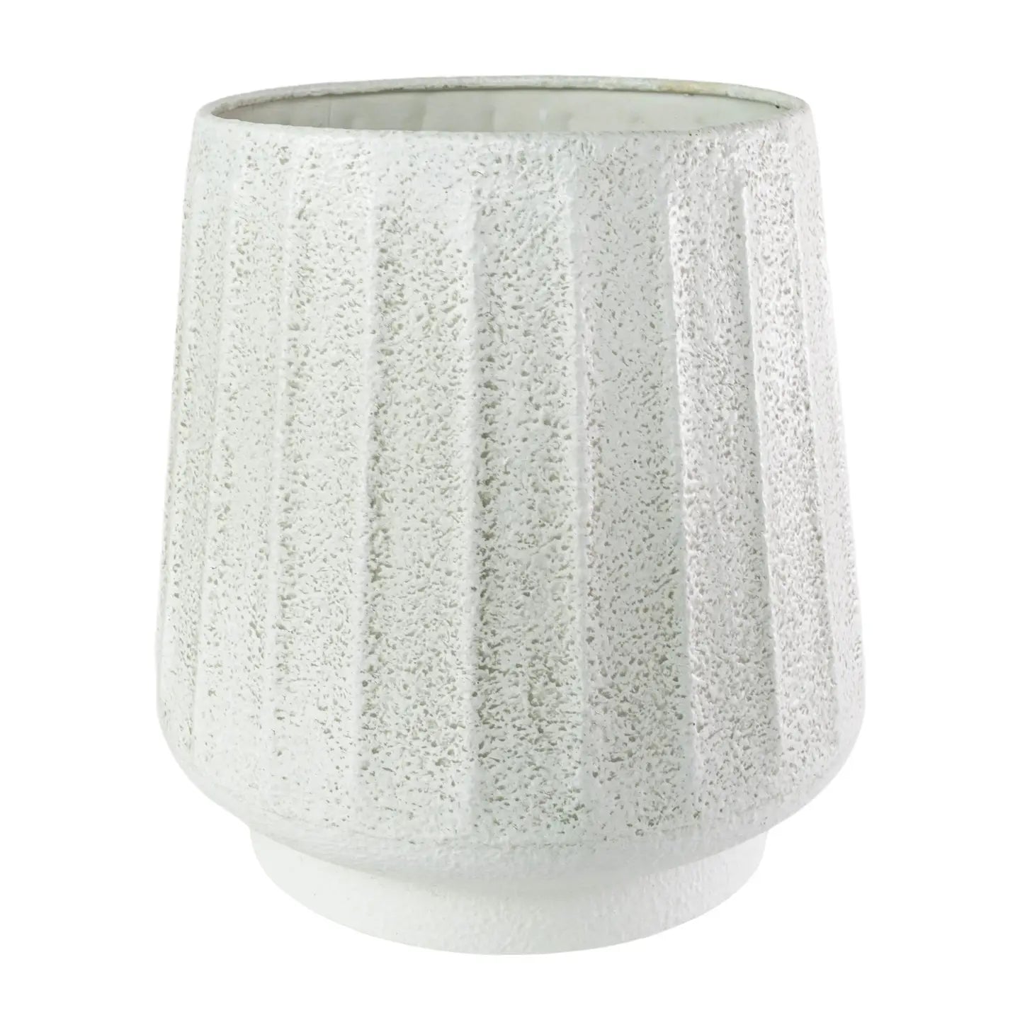 Sandy Fluted Pot