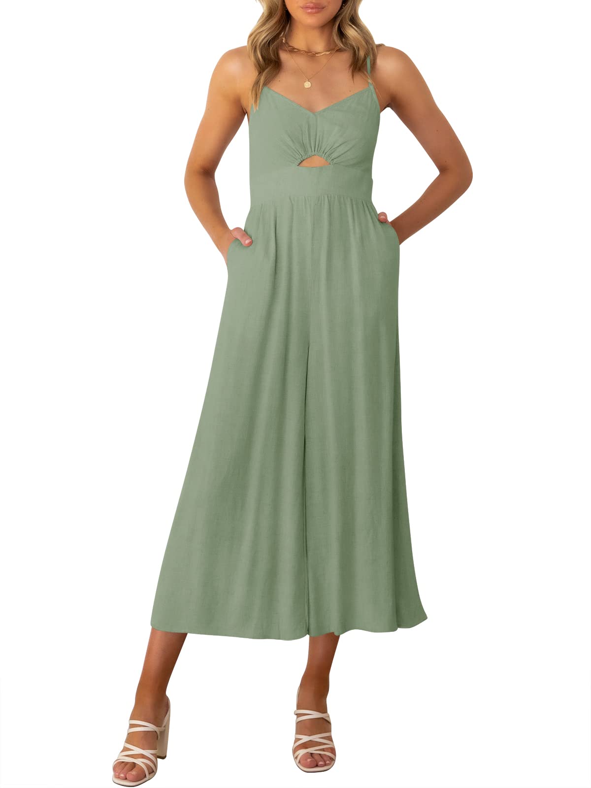 Summer V Neck Jumpsuit | Dress