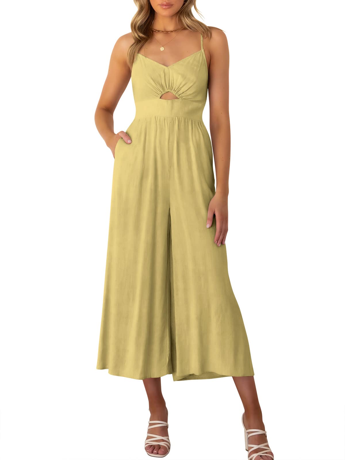 Summer V Neck Jumpsuit | Dress