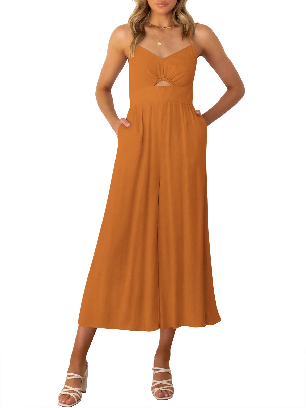 Summer V Neck Jumpsuit | Dress