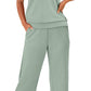 Casual Lounge Sets V Neck
