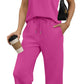 Casual Lounge Sets V Neck