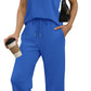 Casual Lounge Sets V Neck