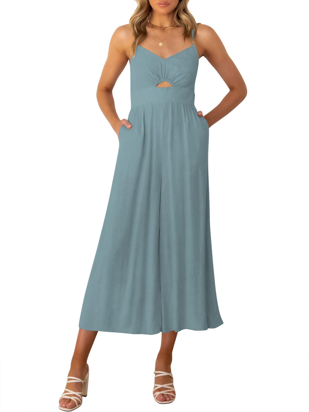 Summer V Neck Jumpsuit | Dress