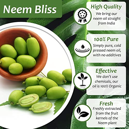 Pure Neem Oil Concentrate - 100% Cold Pressed