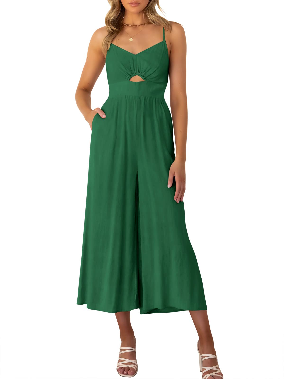 Summer V Neck Jumpsuit | Dress