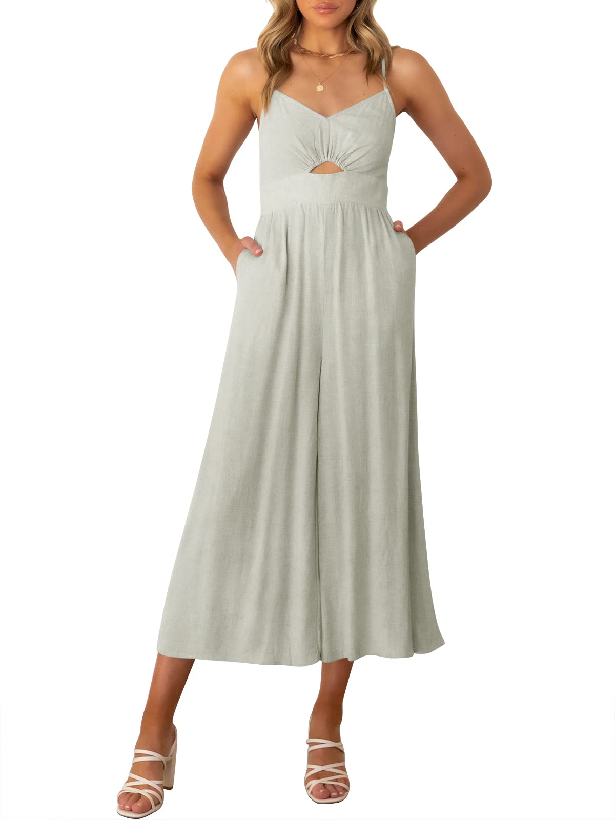 Summer V Neck Jumpsuit | Dress