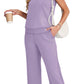 Casual Lounge Sets V Neck