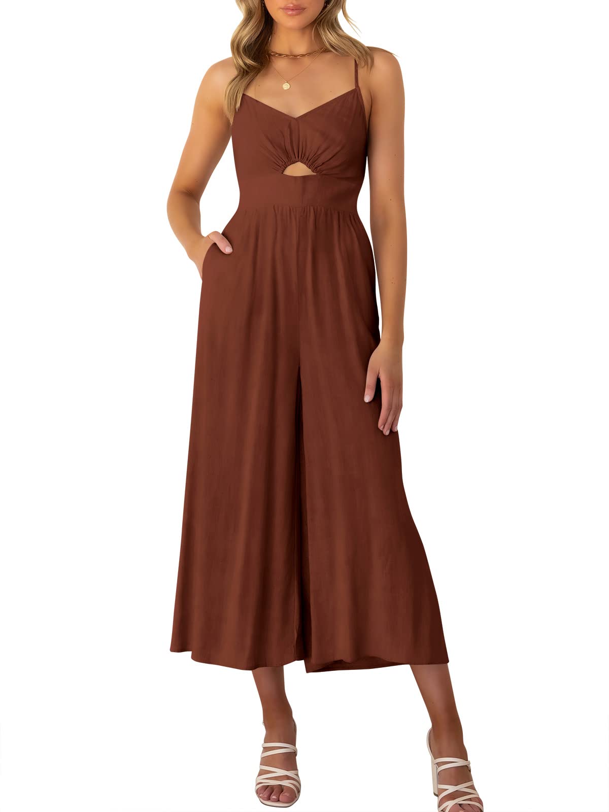 Summer V Neck Jumpsuit | Dress