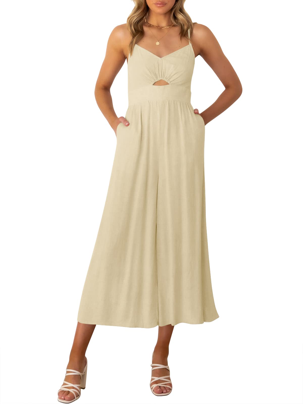 Summer V Neck Jumpsuit | Dress