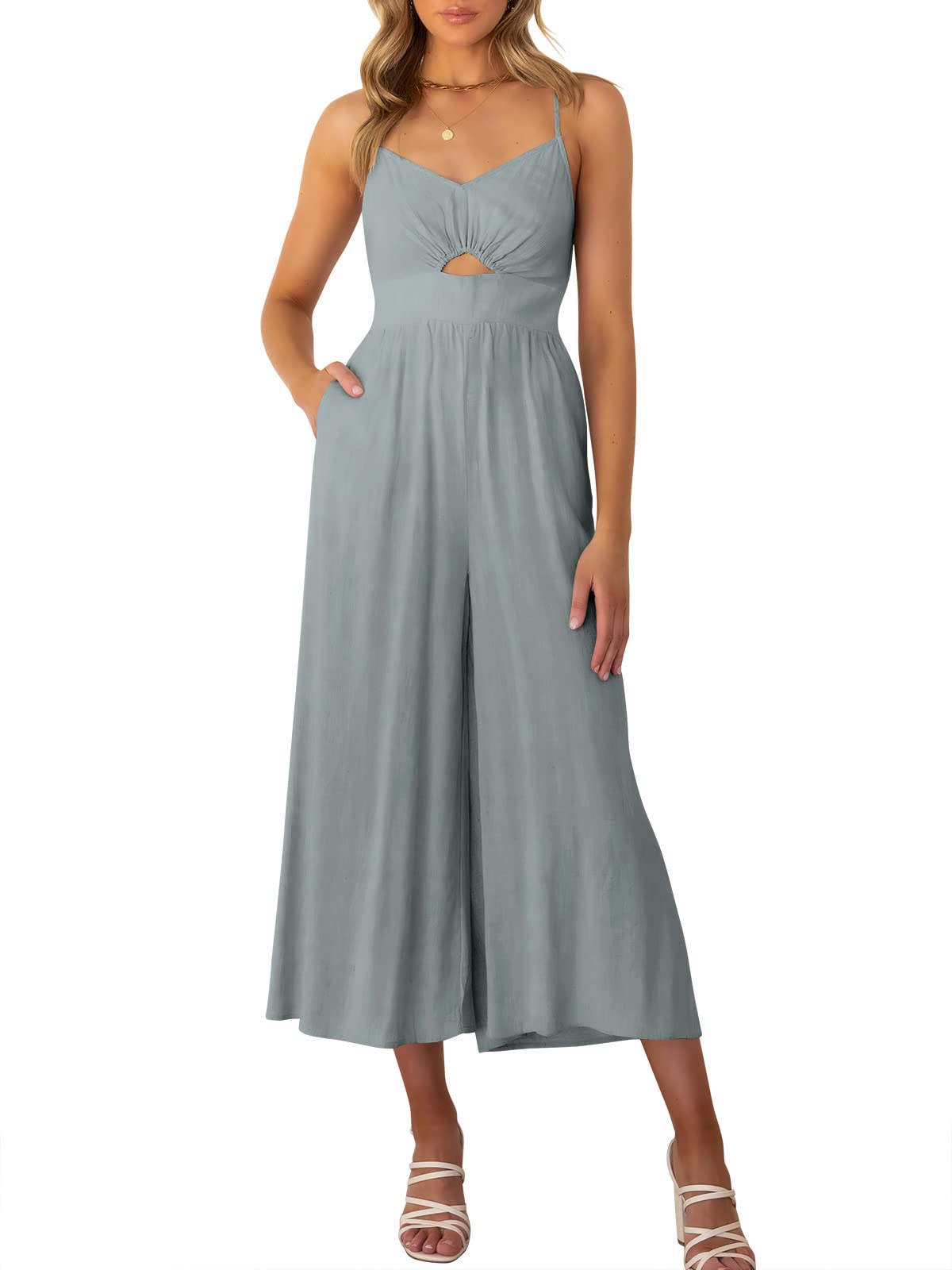 Summer V Neck Jumpsuit | Dress