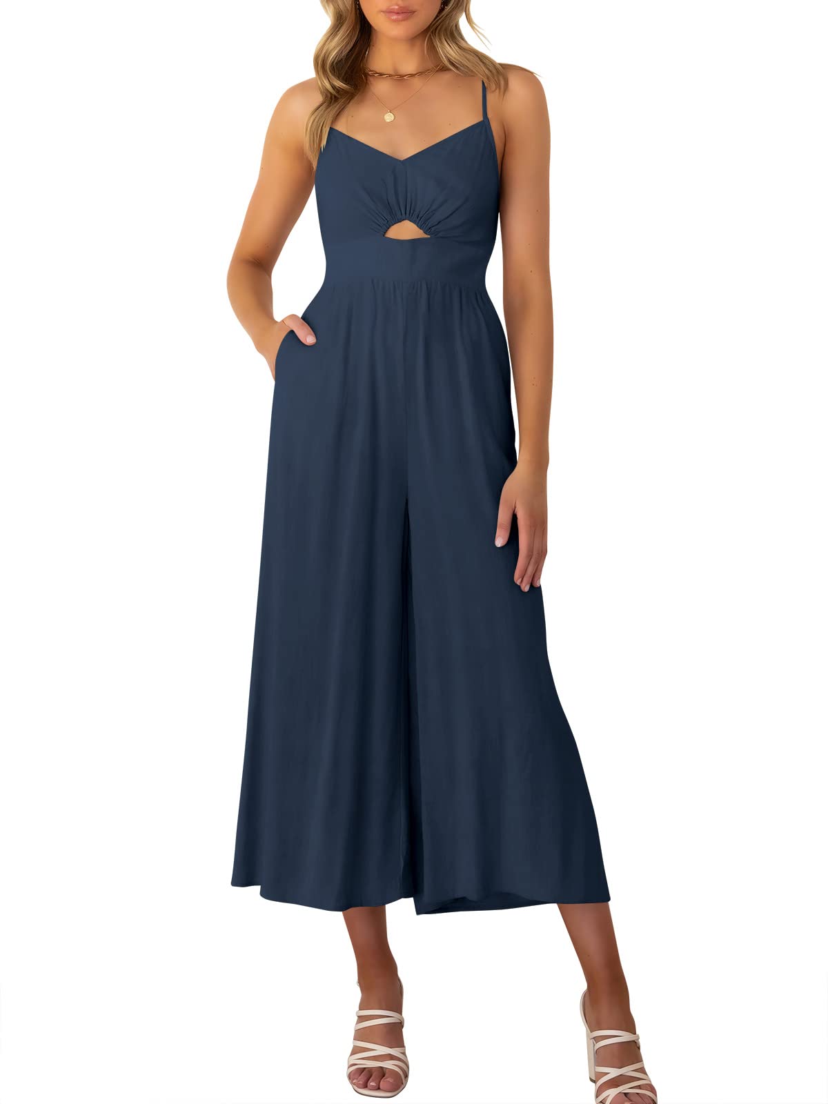 Summer V Neck Jumpsuit | Dress