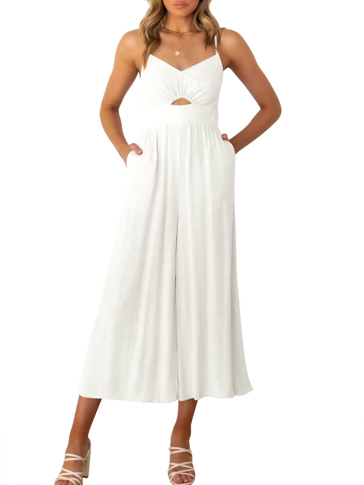 Summer V Neck Jumpsuit | Dress