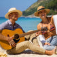 Wide Brim Straw Panama Hat