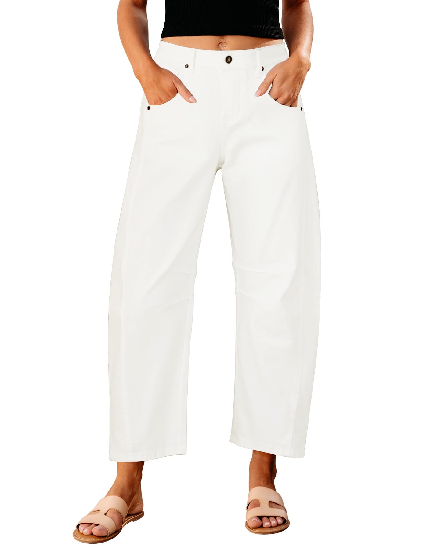 Barrel Jeans Relax Fit Stretch