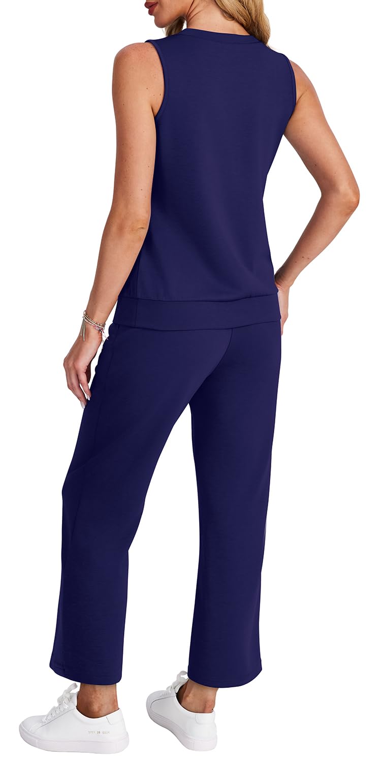 Casual Lounge Sets V Neck