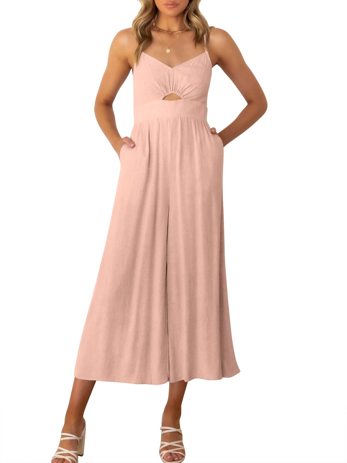 Summer V Neck Jumpsuit | Dress