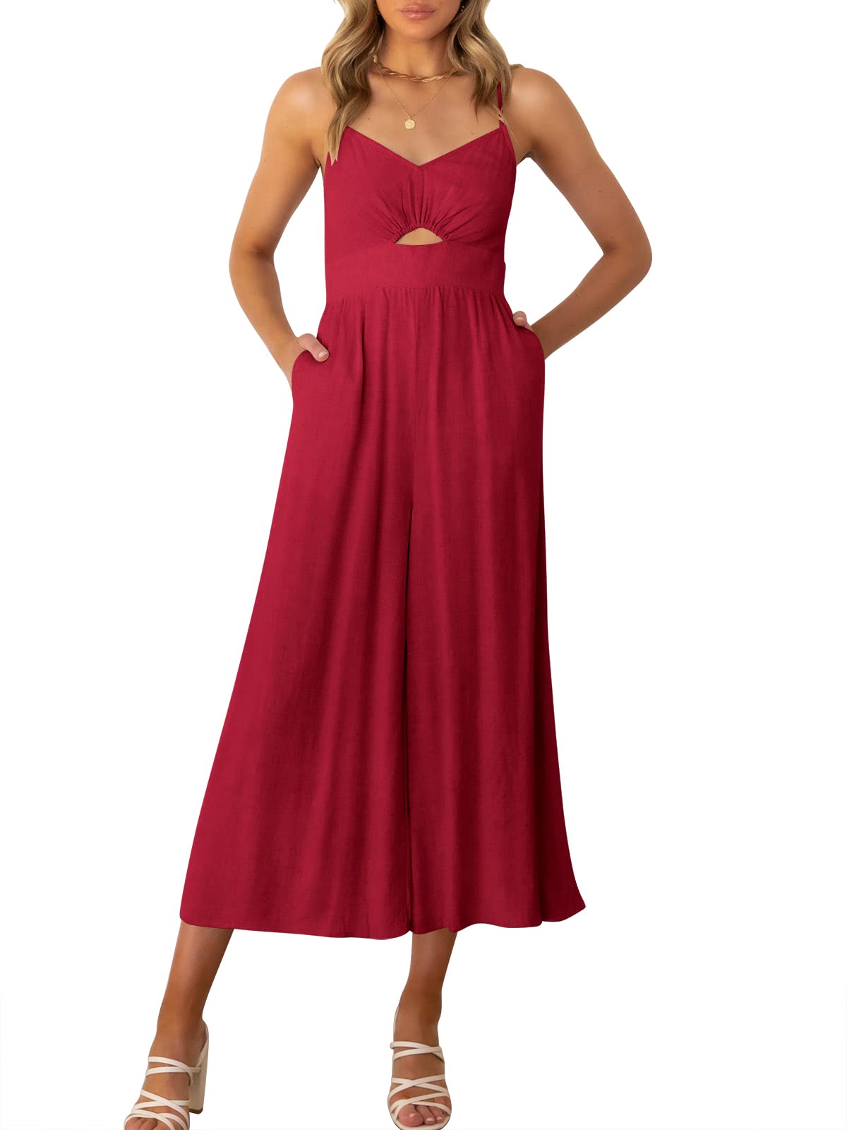 Summer V Neck Jumpsuit | Dress