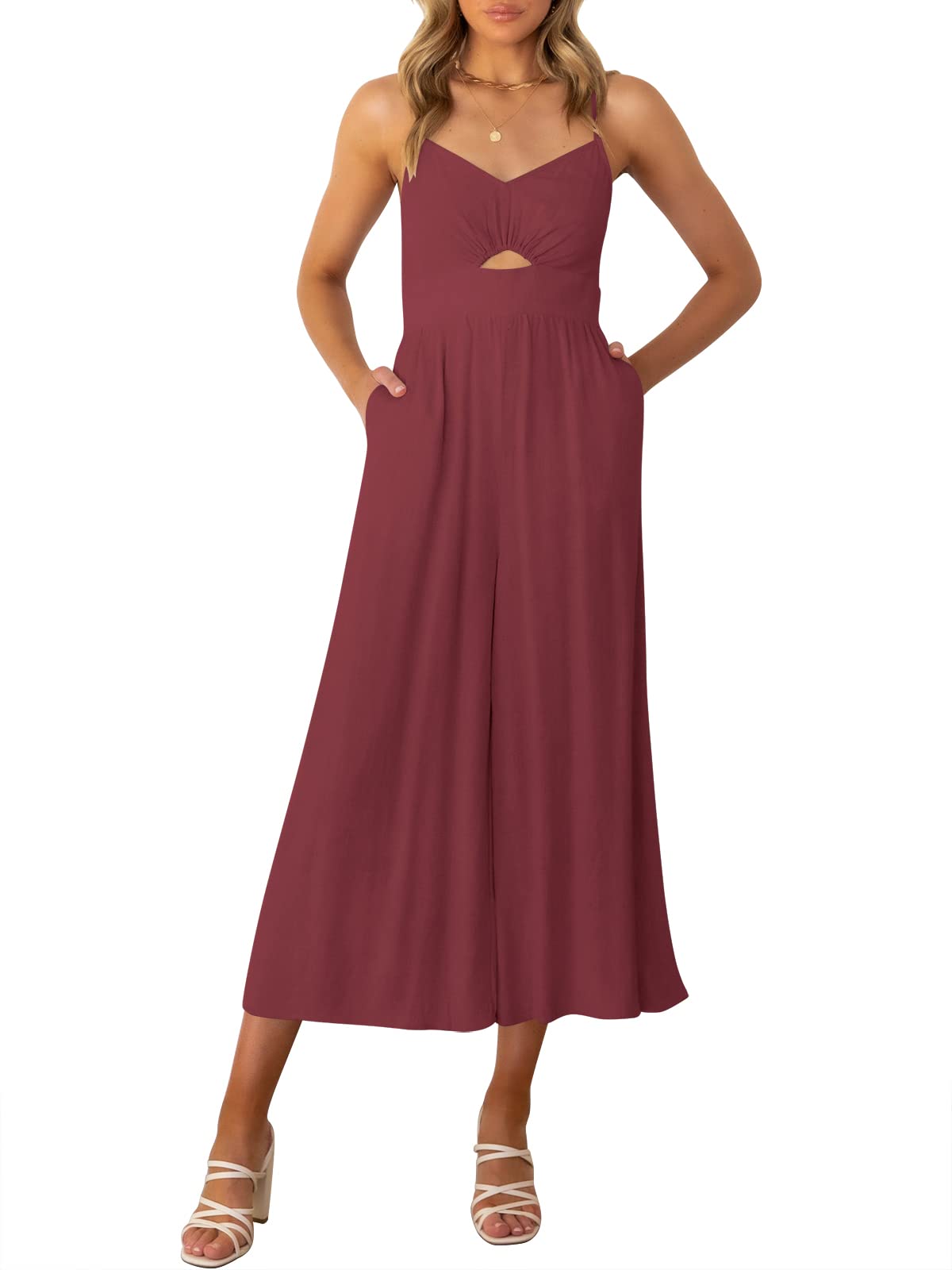 Summer V Neck Jumpsuit | Dress
