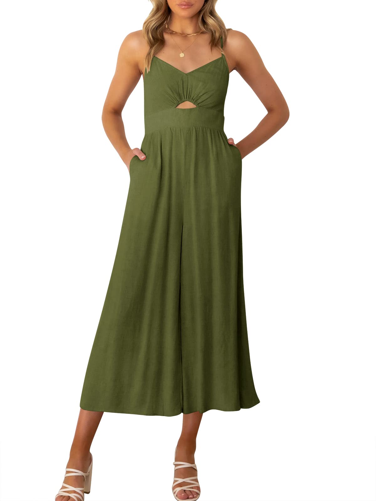Summer V Neck Jumpsuit | Dress