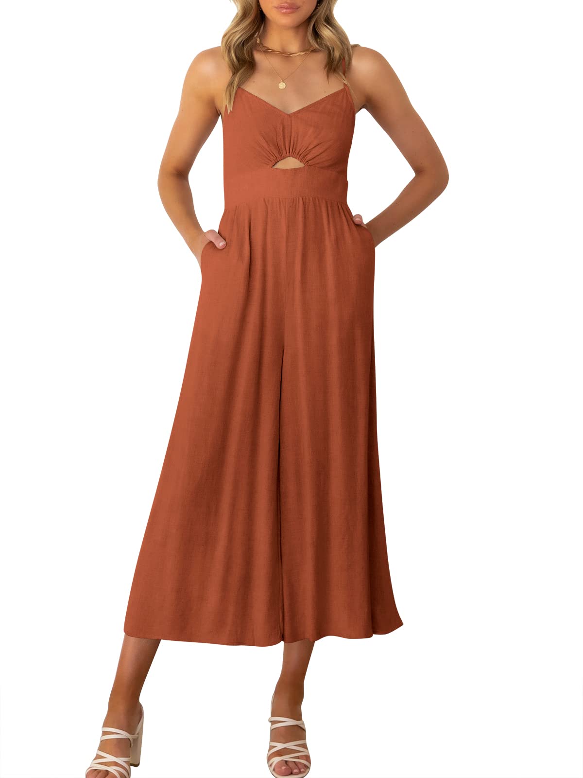 Summer V Neck Jumpsuit | Dress