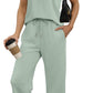 Casual Lounge Sets V Neck