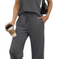 Casual Lounge Sets V Neck
