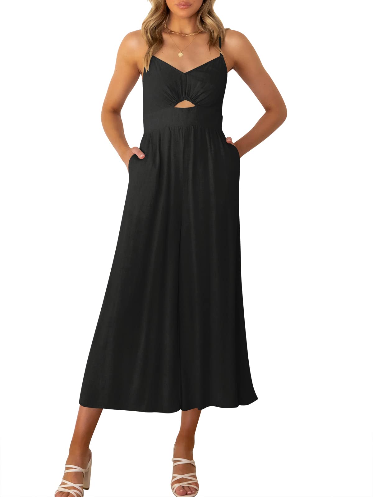Summer V Neck Jumpsuit | Dress