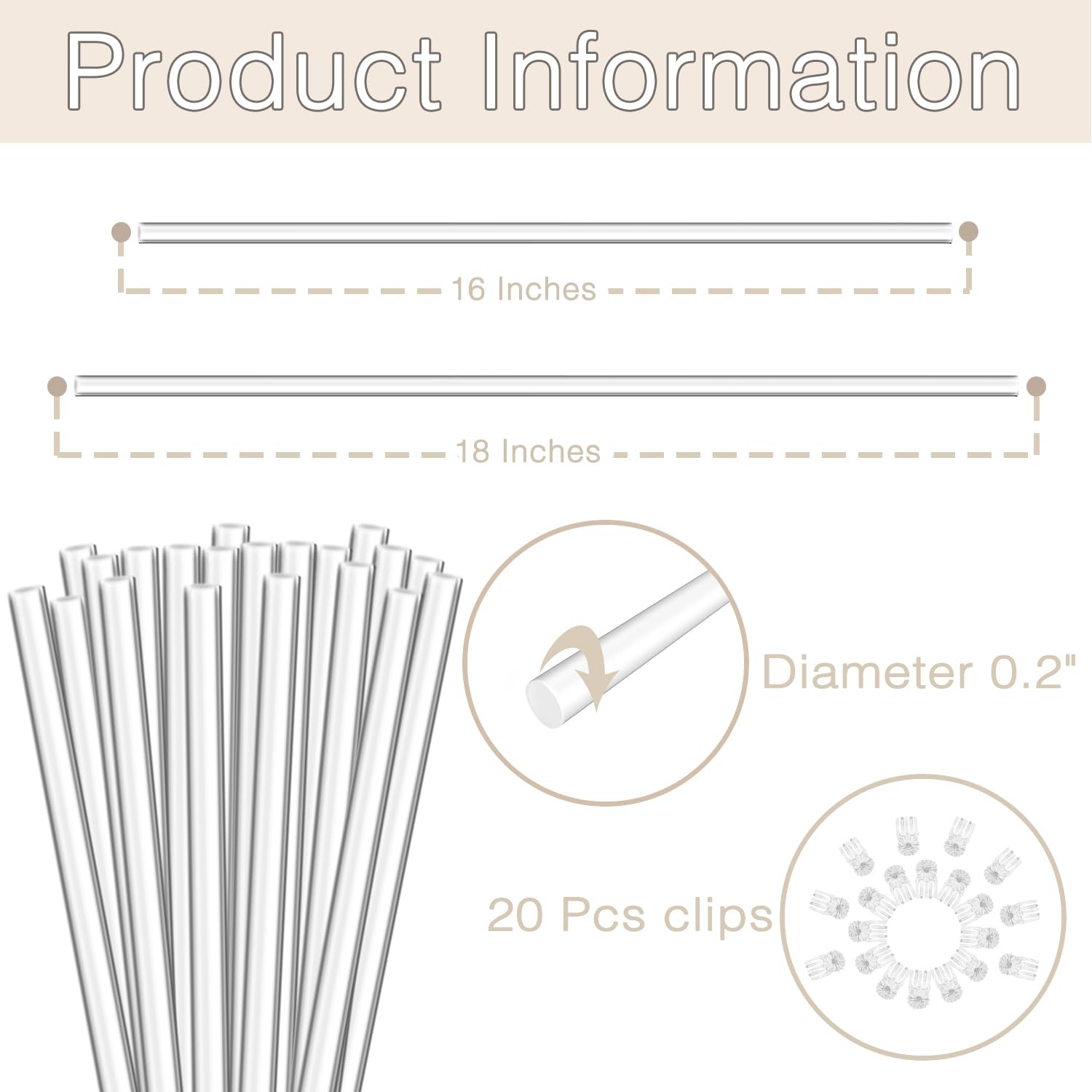 Acrylic Plant Stakes
