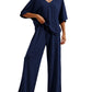 Pajama Sets for Women 2 Piece Lounge Set Short Sleeve Tops and Long Pants Soft Comfy Pjs Sleepwear Outfits S-XXL