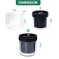 Self Watering Planter Pot Terracotta and Glass
