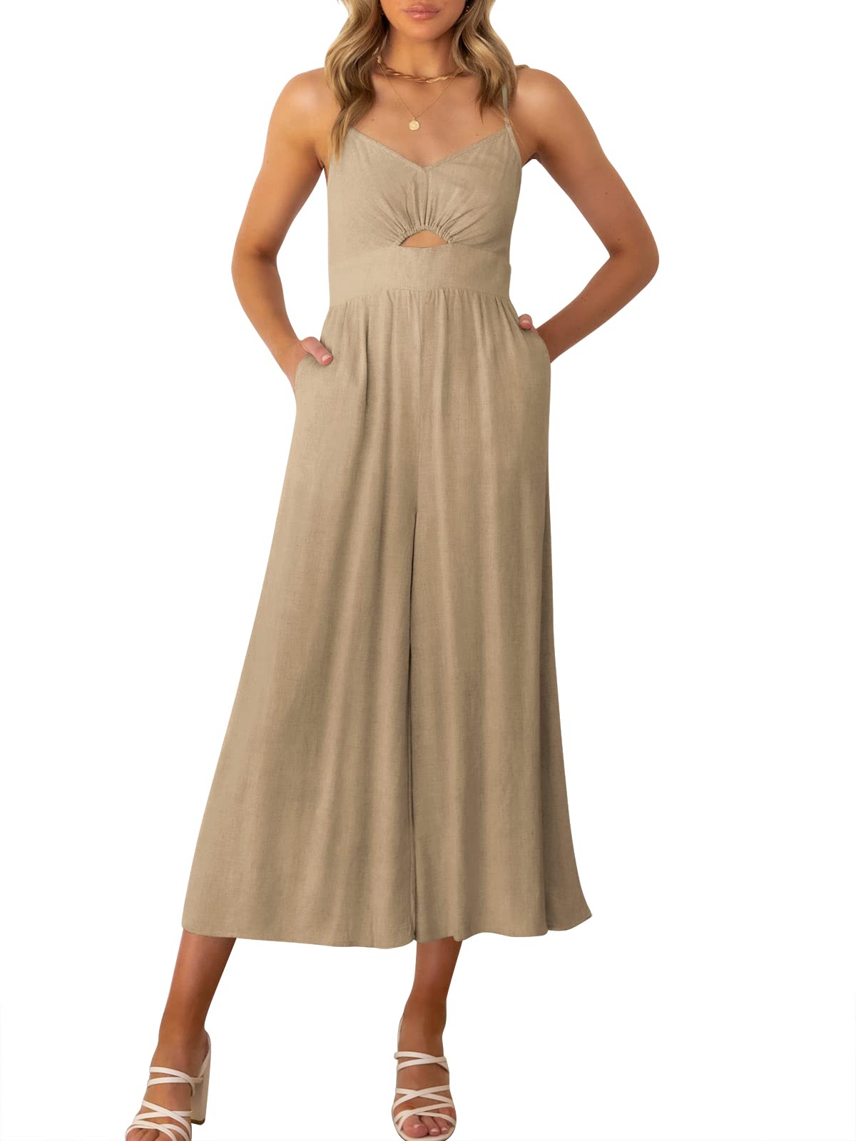 Summer V Neck Jumpsuit | Dress