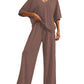 Pajama Sets for Women 2 Piece Lounge Set Short Sleeve Tops and Long Pants Soft Comfy Pjs Sleepwear Outfits S-XXL