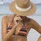 Wide Brim Straw Panama Hat