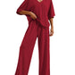 Pajama Sets for Women 2 Piece Lounge Set Short Sleeve Tops and Long Pants Soft Comfy Pjs Sleepwear Outfits S-XXL