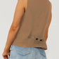 Casual V-Neck Button-Down Vest
