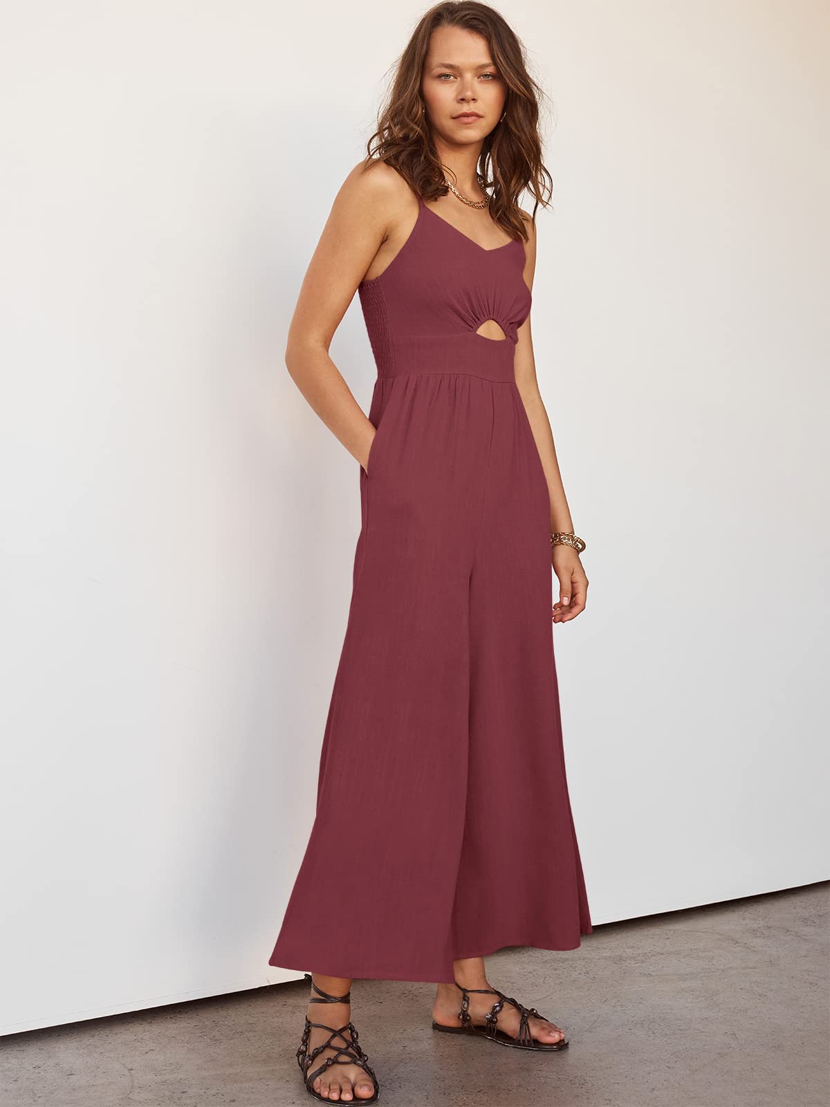 Summer V Neck Jumpsuit | Dress