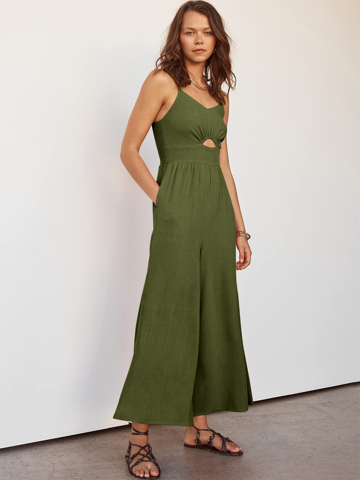 Summer V Neck Jumpsuit | Dress