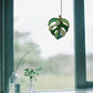Stained Glass Window Hanging for Plant Lovers, Great Mothers Day Gift Handmade Green Plants Artificial,Suncatcher Plant Gifts for Women,Grandma,Mother's Day,Christmas