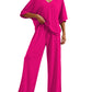 Pajama Sets for Women 2 Piece Lounge Set Short Sleeve Tops and Long Pants Soft Comfy Pjs Sleepwear Outfits S-XXL