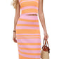 Summer Tank Top & Midi Skirt Set